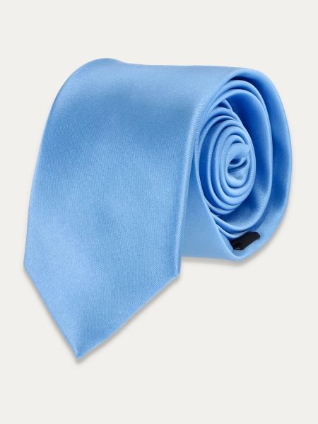 Niebieski krawat męski