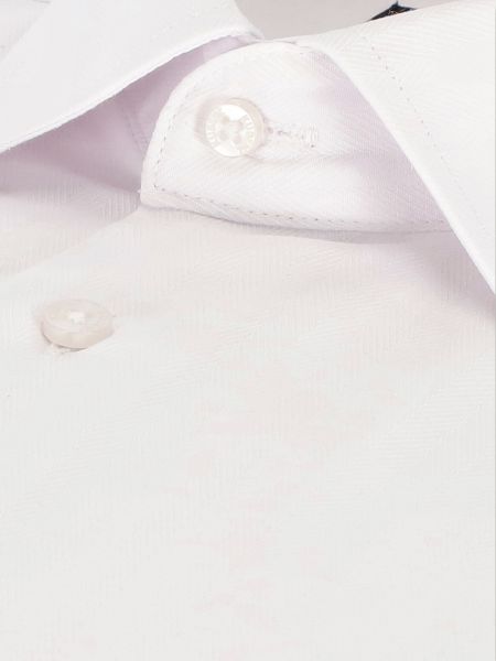 Biała elegancka koszula slim na guziki ACLAN