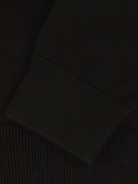 Czarny sweter dzianinowy z okrągłym dekoltem ISTA 14