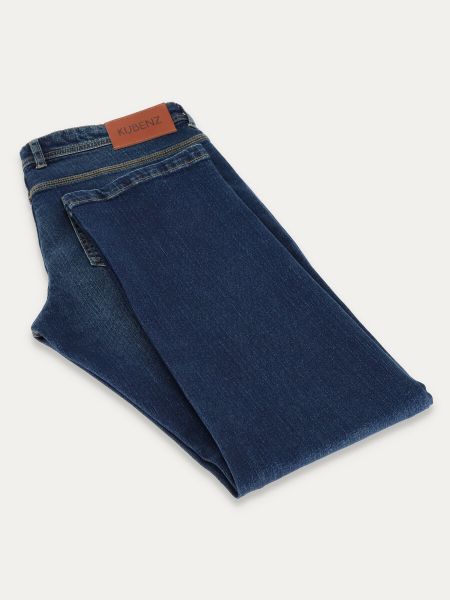 Spodnie męskie jeansowe Kubenz w kolorze niebieskim