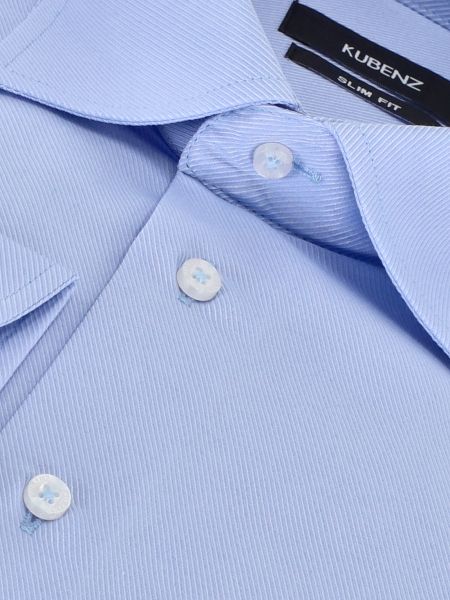 Koszula męska SLOAN slim błękitna mikrowzór