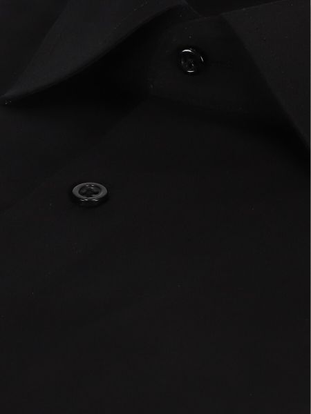 Czarna elegancka koszula slim z bawełny Akozan 2