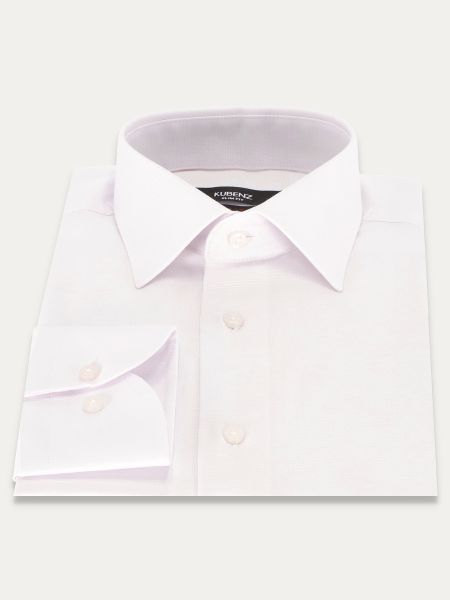 Biała koszula slim z tkaniny oxford MERT
