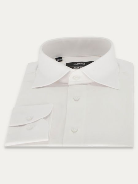 Biała elegancka koszula regular z bawełny Fotyn 2