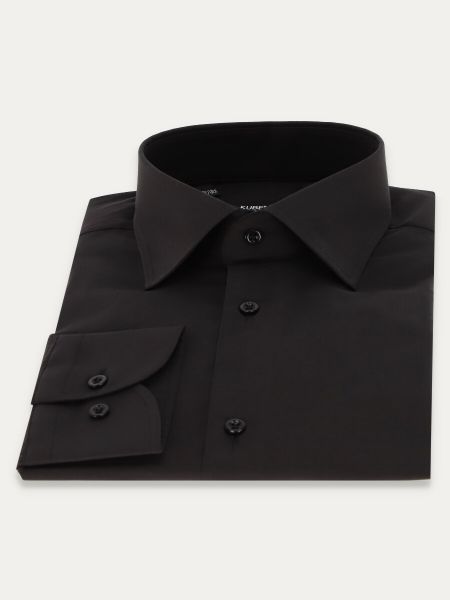 Czarna klasyczna koszula slim Prokles 2