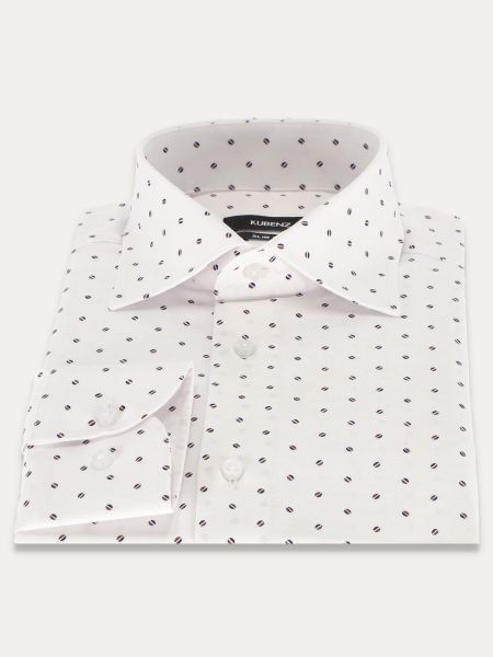 Koszula męska THIAGO slim biała wzór