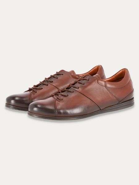 Casualowe buty męskie Kubenz w kolorze brązowym