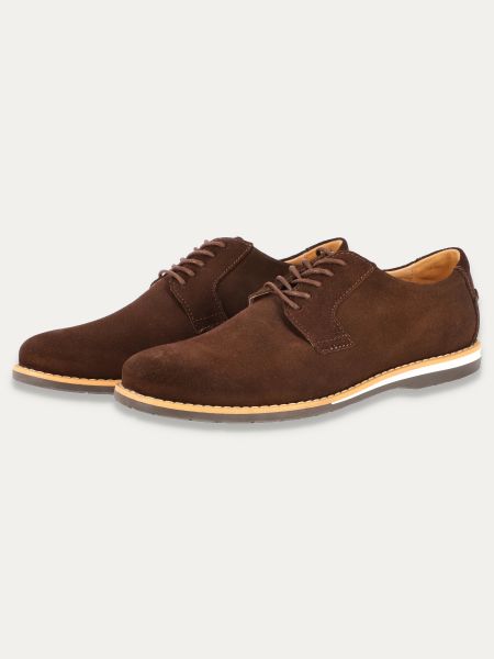 Casualowe buty męskie Kubenz w kolorze brązowym