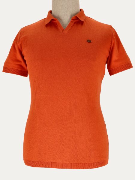Koszulka polo męska Prime C/6551 pomarańczowa slim