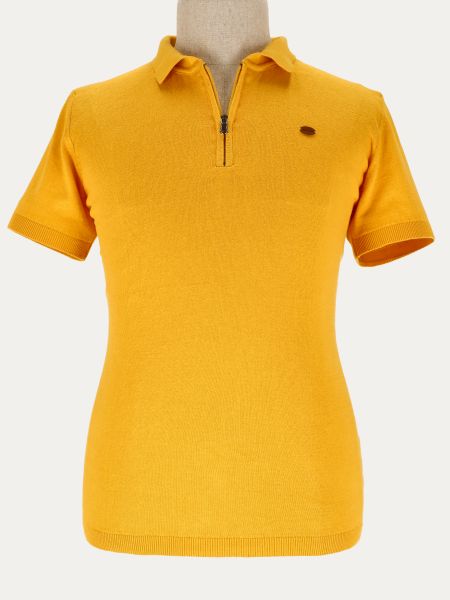 Koszulka polo męska Prime C/6552 żółta slim