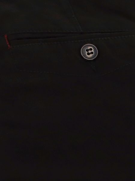 Czarne bawełniane spodnie chino slim ORTEGA