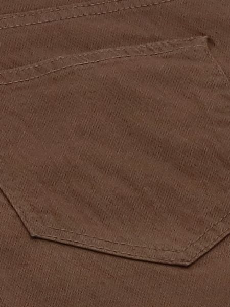 Brązowe bawełniane spodnie slim 5-pocket PRIME LARS