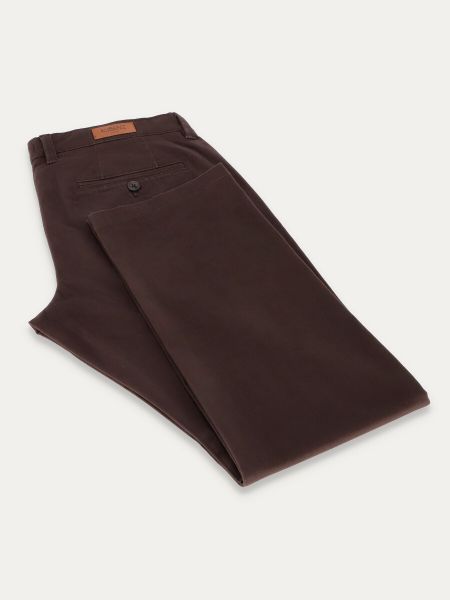 Spodnie męskie Kubenz w kolorze brązowym