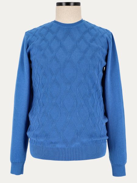 Sweter męski NATURAL OVIS niebieski