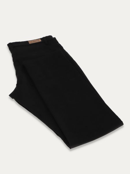 Czarne bawełniane spodnie slim 5-pocket WEST
